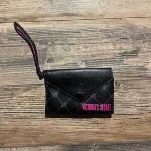 Y2K Victoria’s Secret Black & Pink Logo Wallet